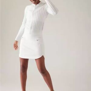 Athleta White Fairway golf skirt